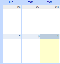 A new Calendar has been setup on /tmp/lab website in order to coordinate our events. Notably you will find the weekly open meeting where everybody is free to join us,...